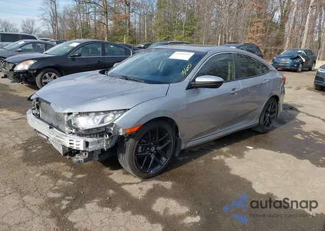 2018 Honda Civic Ex-L z USA, uszkodzony, nr VIN JHMFC1F71JX038694